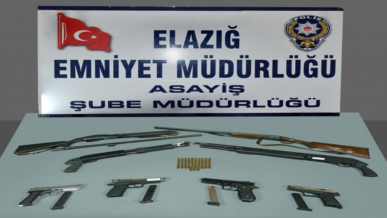 Elazığ'da çeşitli suçlardan aranan 171 şahıs yakalandı