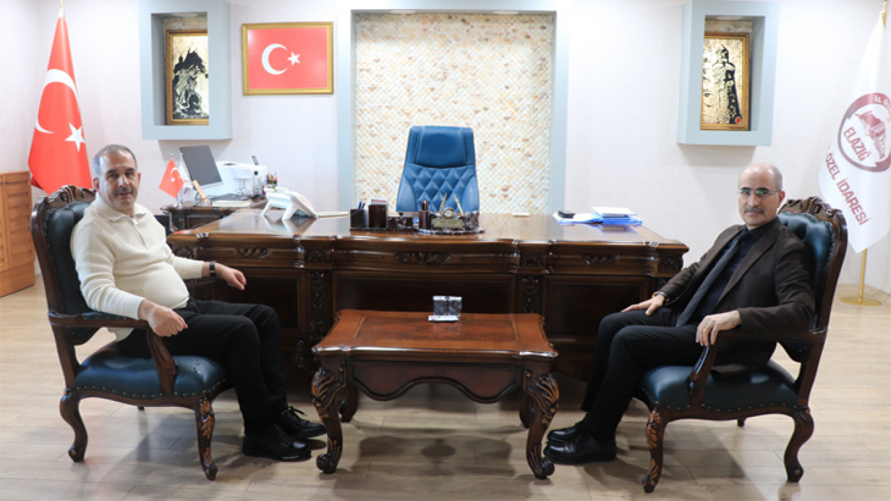 Başkan Alan'dan Özel İdare Genel Sekreteri Ali Şiş'e Teşekkür Ziyareti