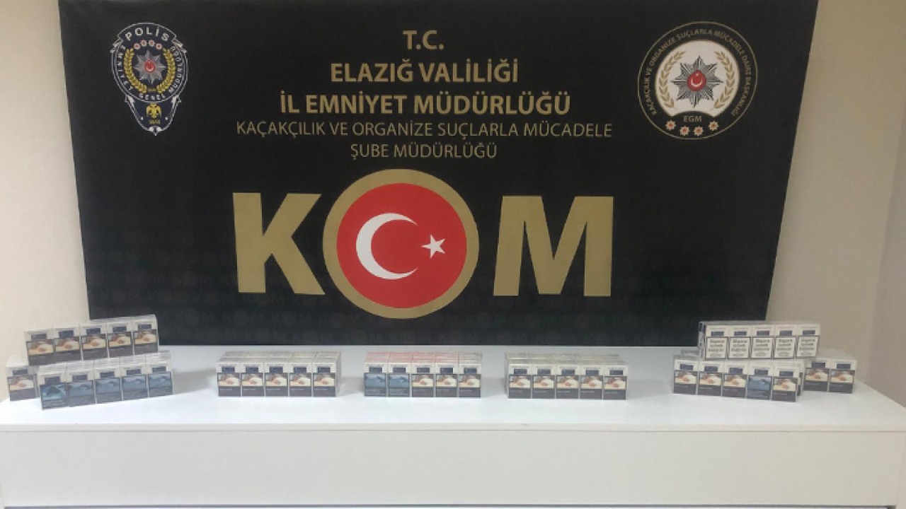 190 Paket Kaçak Sigara Ele Geçirildi
