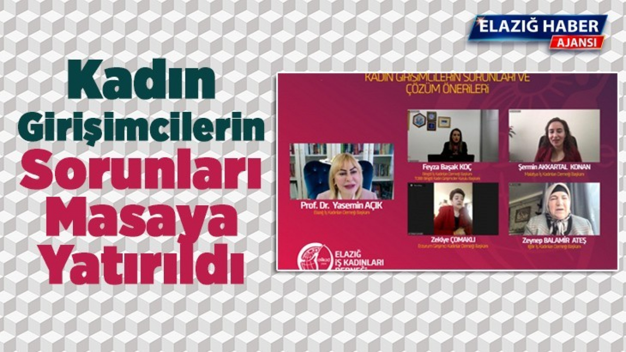Kadın girişimcilerin sorunları masaya yatırıldı