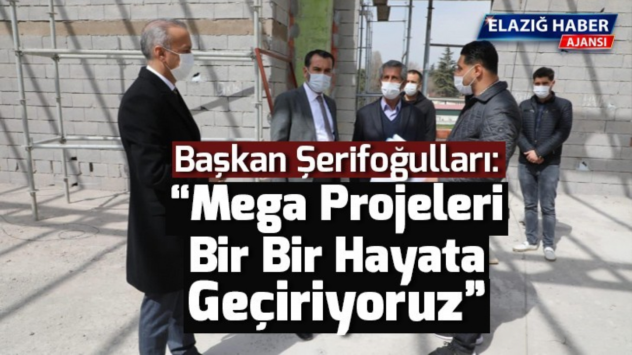 Başkan Şerifoğulları,' Şehrimize yakışır önemli yatırımları hayata geçirmeye devam ediyoruz'