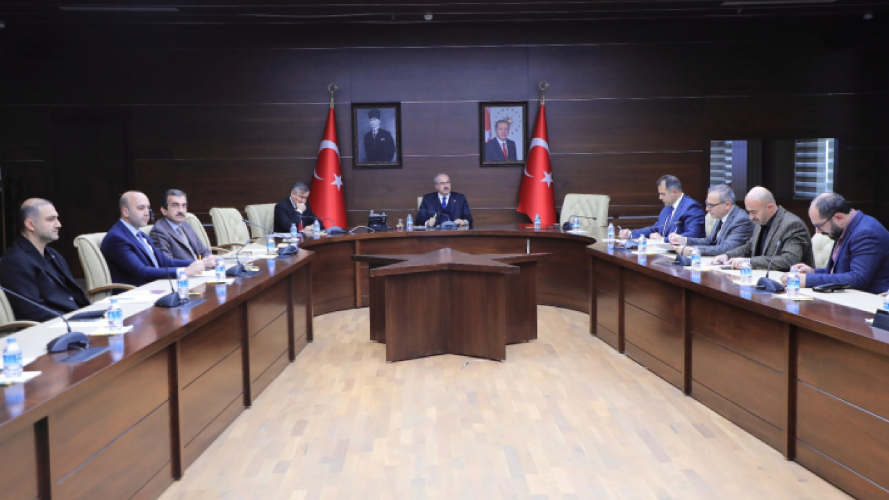 Elazığ'da Toprak Koruma Kurulu ve SANTEK Toplantıları Yapıldı