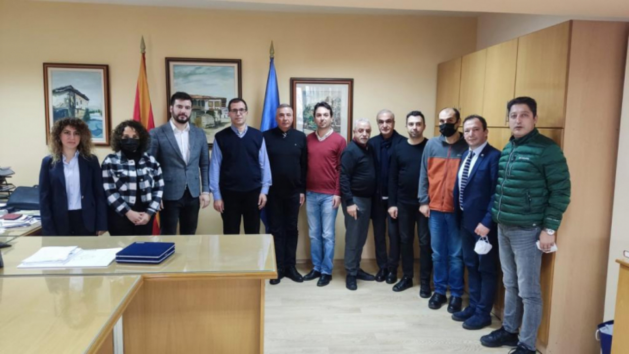 Elazığ TSO Heyeti Kuzey Makedonya'da temaslarda bulundu