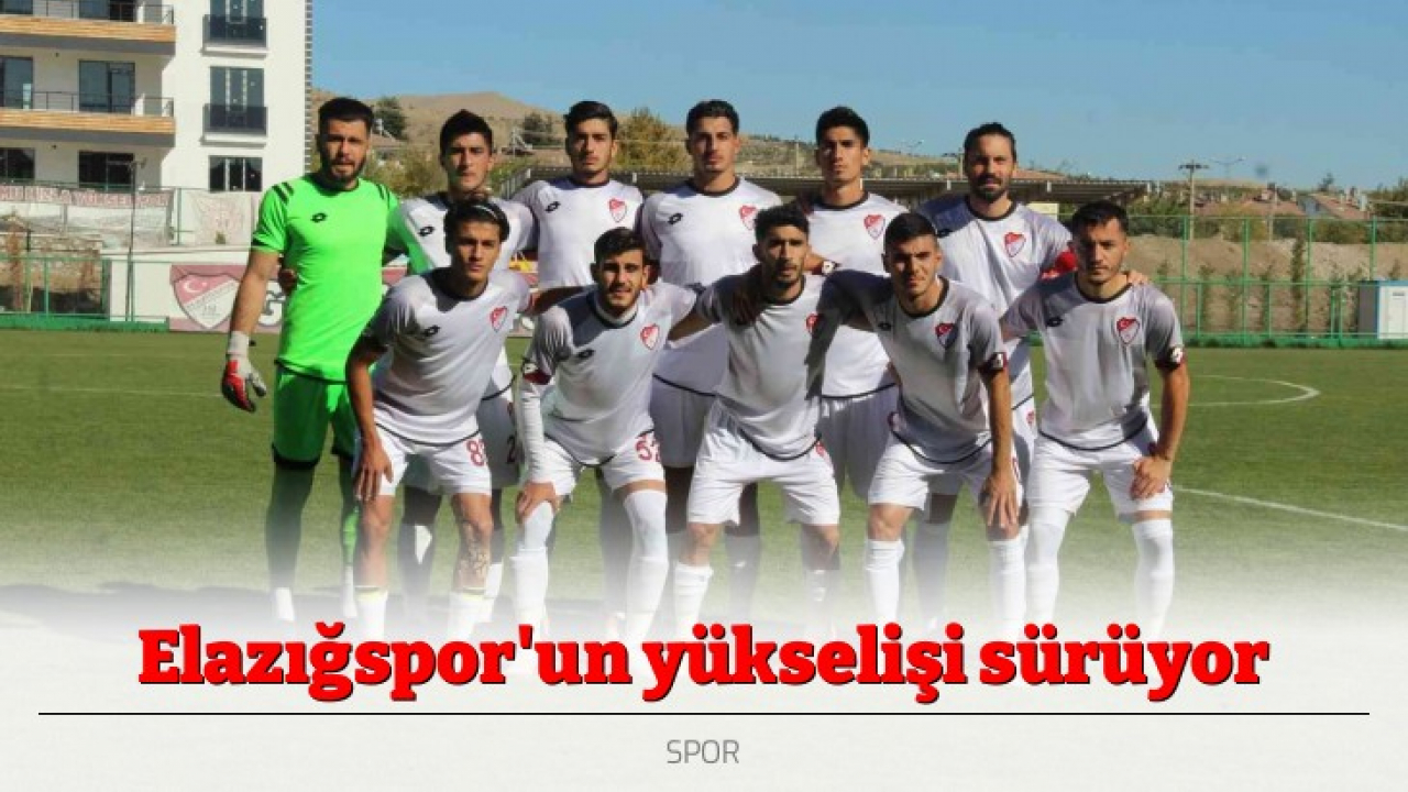 Elazığspor'un yükselişi sürüyor