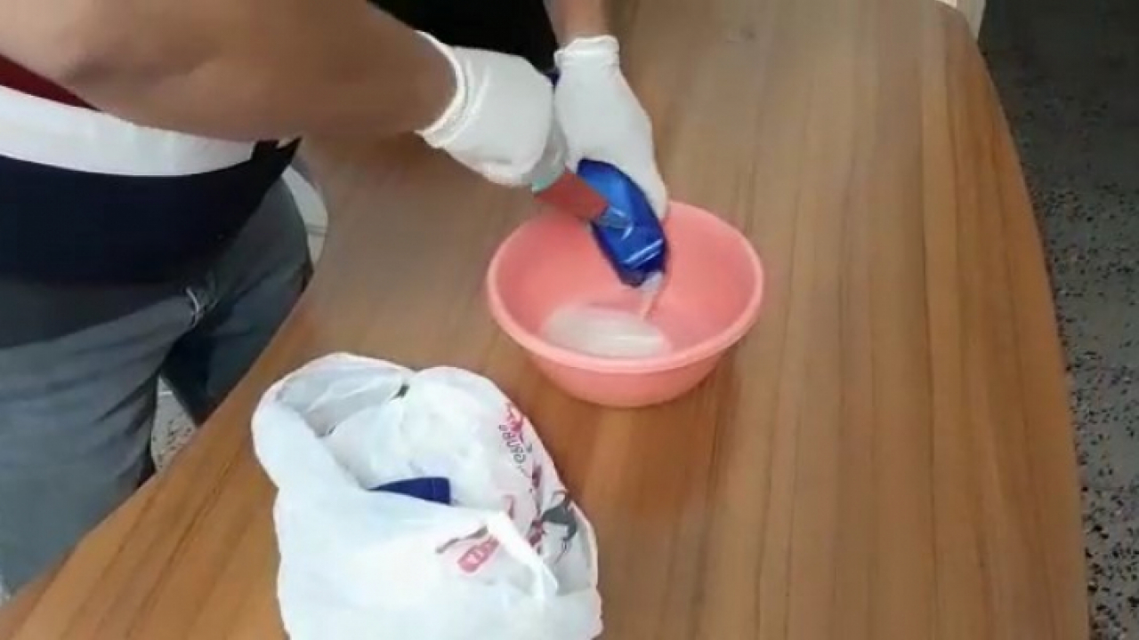 Şeytanın bile aklına gelmez, şampuan kutusundan esrar çıktı