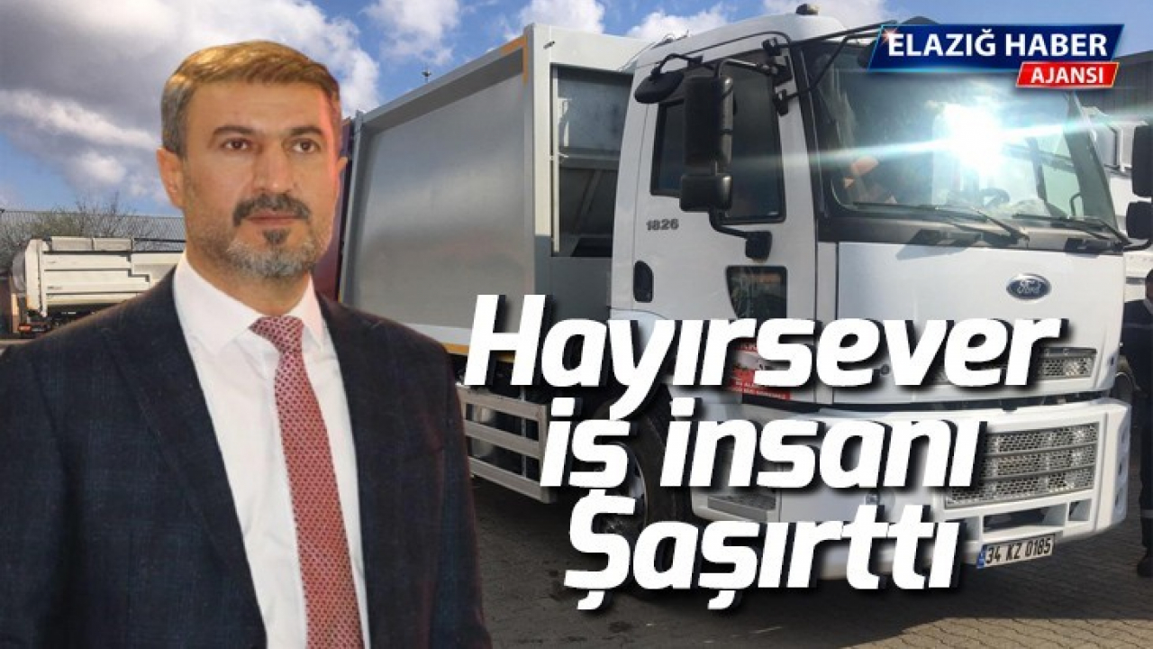 Hayırsever İş İnsanı Şaşırttı