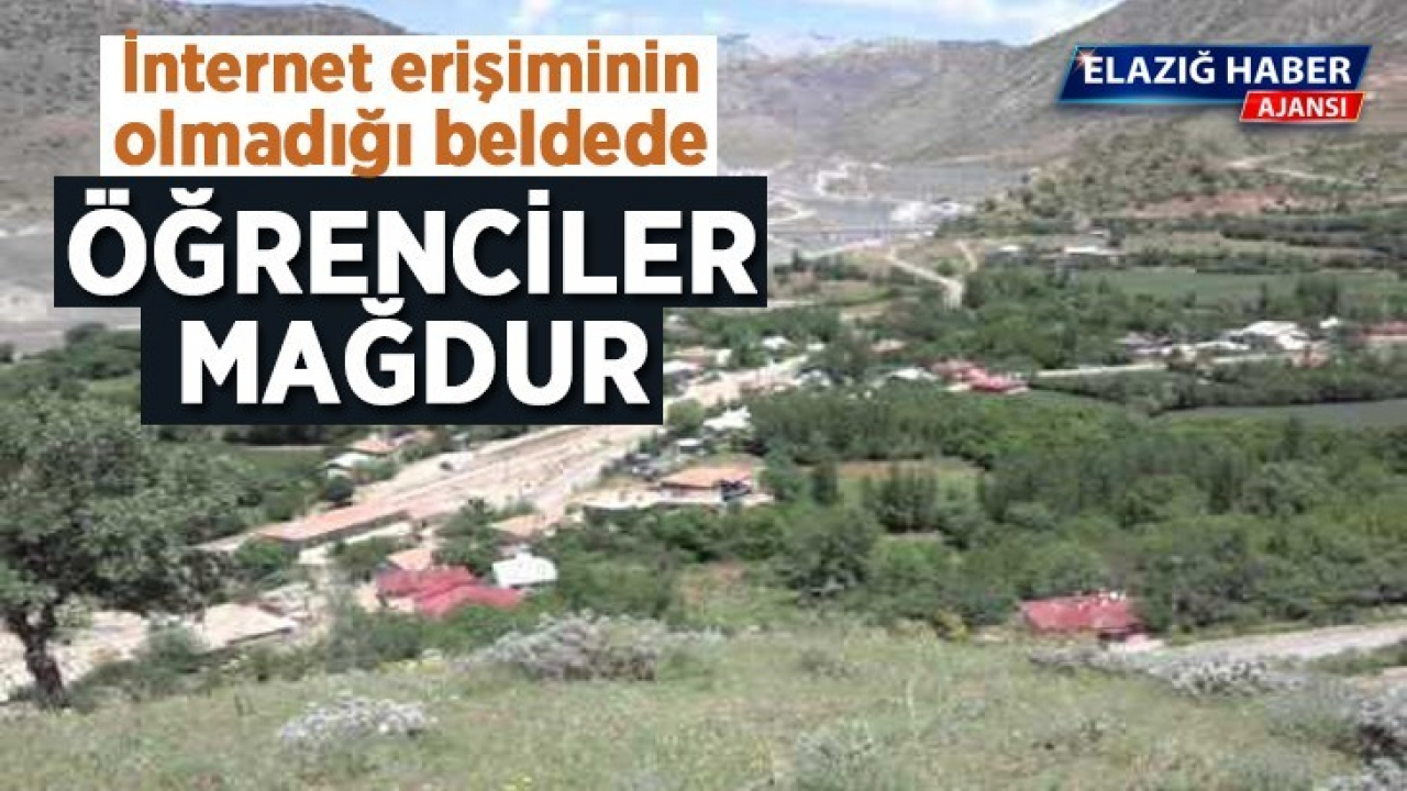 İnternet erişiminin olmadığı beldede öğrenciler mağdur