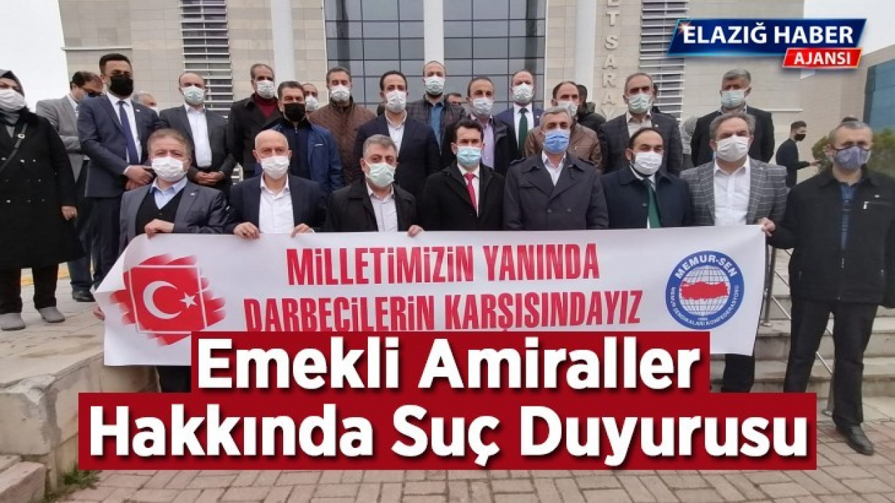 Memur Sen, bildiri yayımlayan emekli amiraller hakkında suç duyurusunda bulundu
