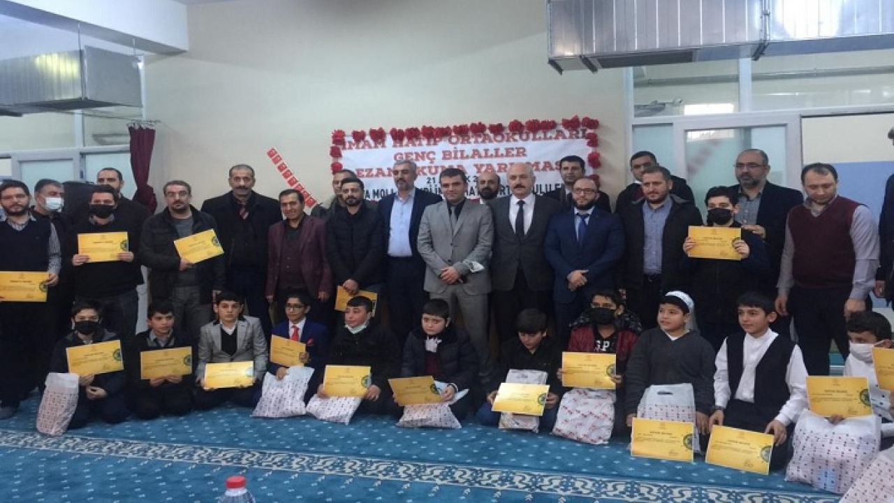 Genç Bilaller Ezan Okuma Yarışması sonuçlandı