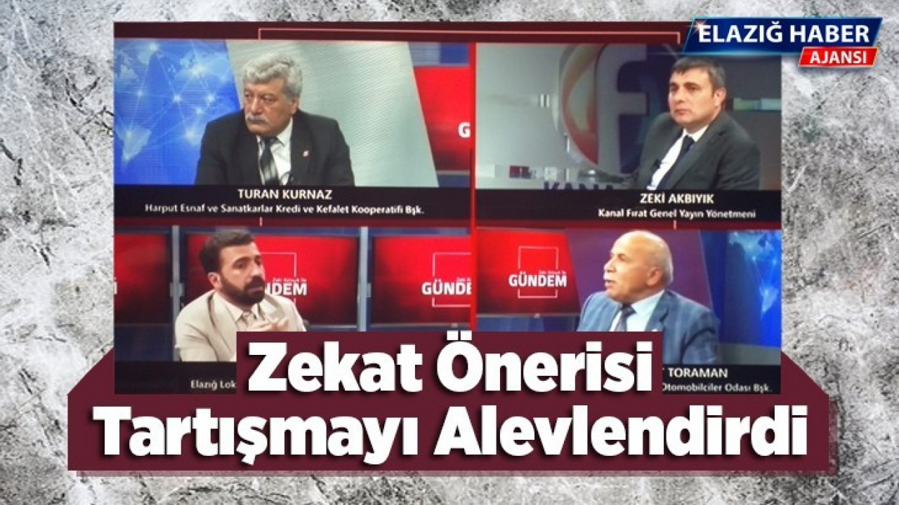 Zekat Önerisi Tartışmayı Alevlendirdi