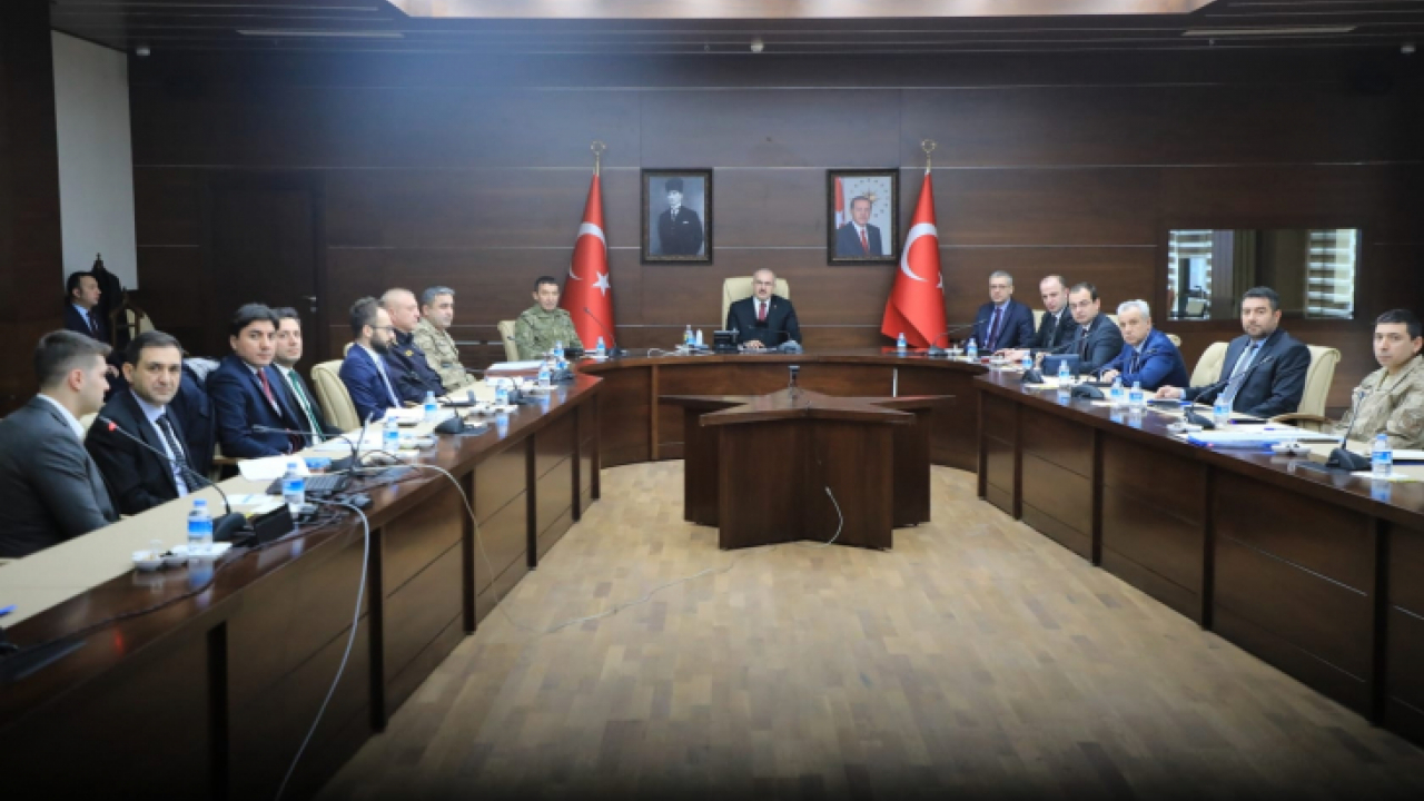 Elazığ İl Güvenlik ve Asayiş Koordinasyon Toplantısı Yapıldı