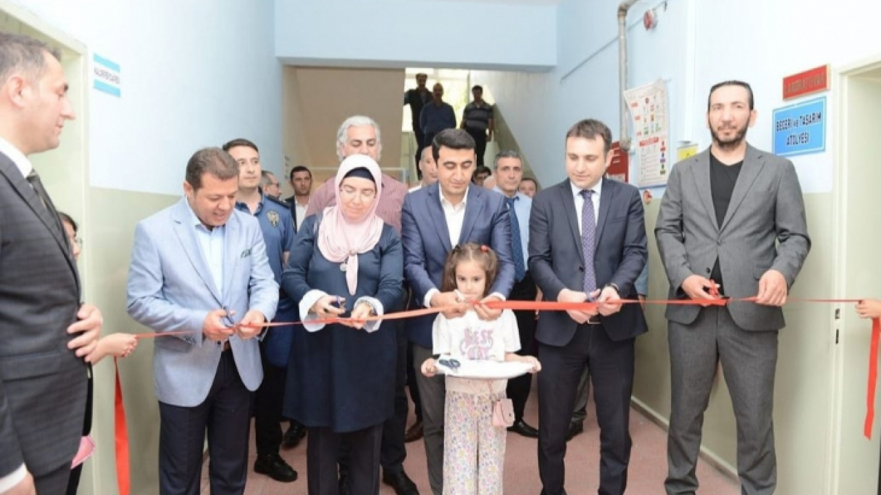 Türk Eğitim Sen Elazığ Şubesi tarafından yaptırılan kütüphane hizmete açıldı