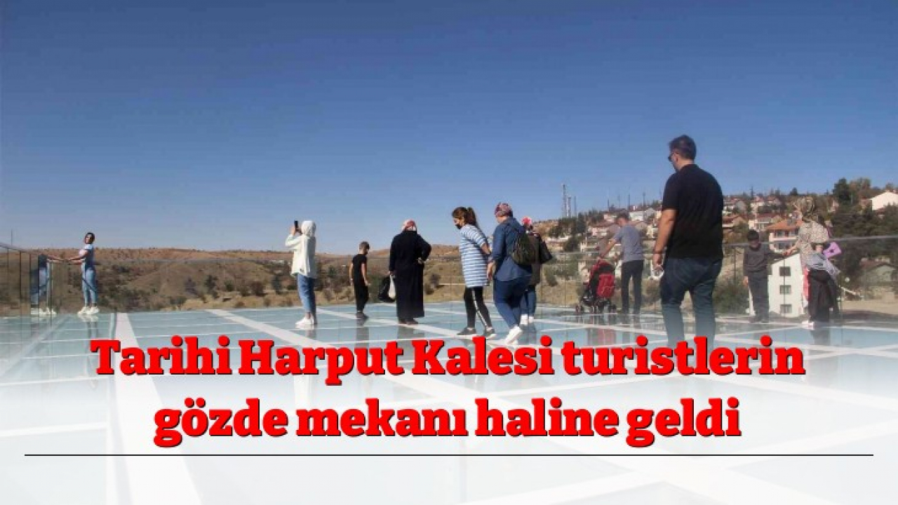 Tarihi Harput Kalesi turistlerin gözde mekanı haline geldi