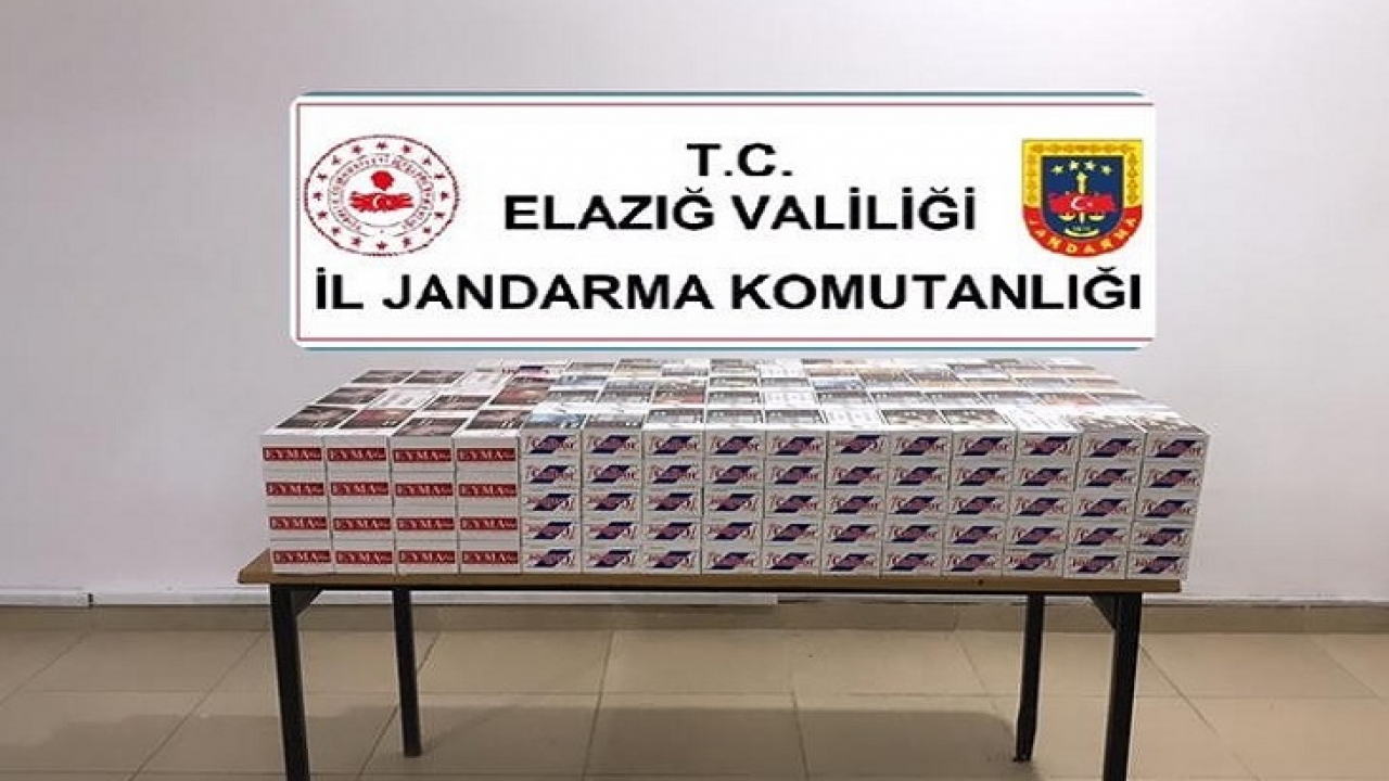 Elazığ'da 60 Bin adet kaçak sigara ele geçirildi