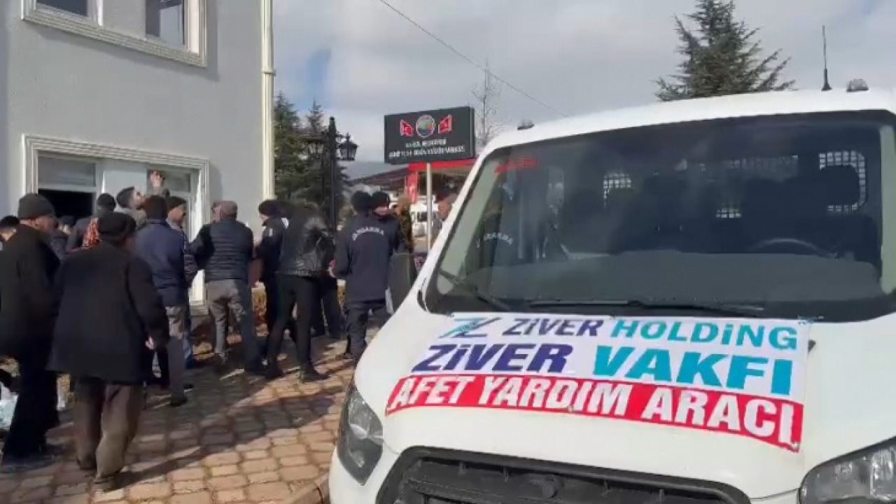 Ziver Vakfı Baskil'deki Depremzedeleri Unutmadı