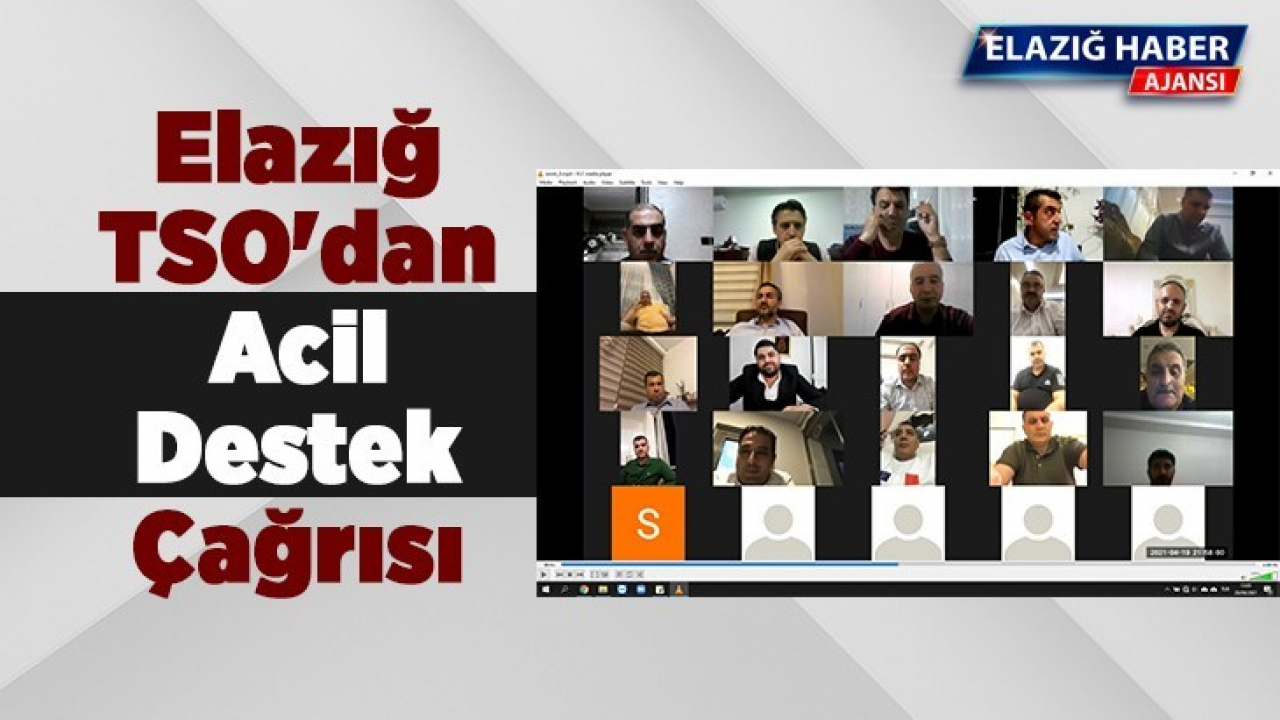 Elazığ TSO'dan Acil Destek Çağrısı