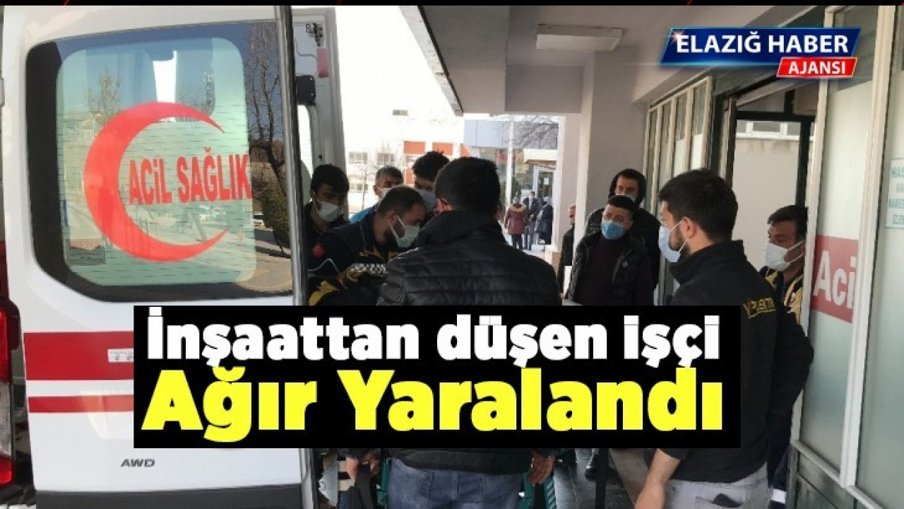 İnşaatın 3. katından düşen işçi ağır yaralandı