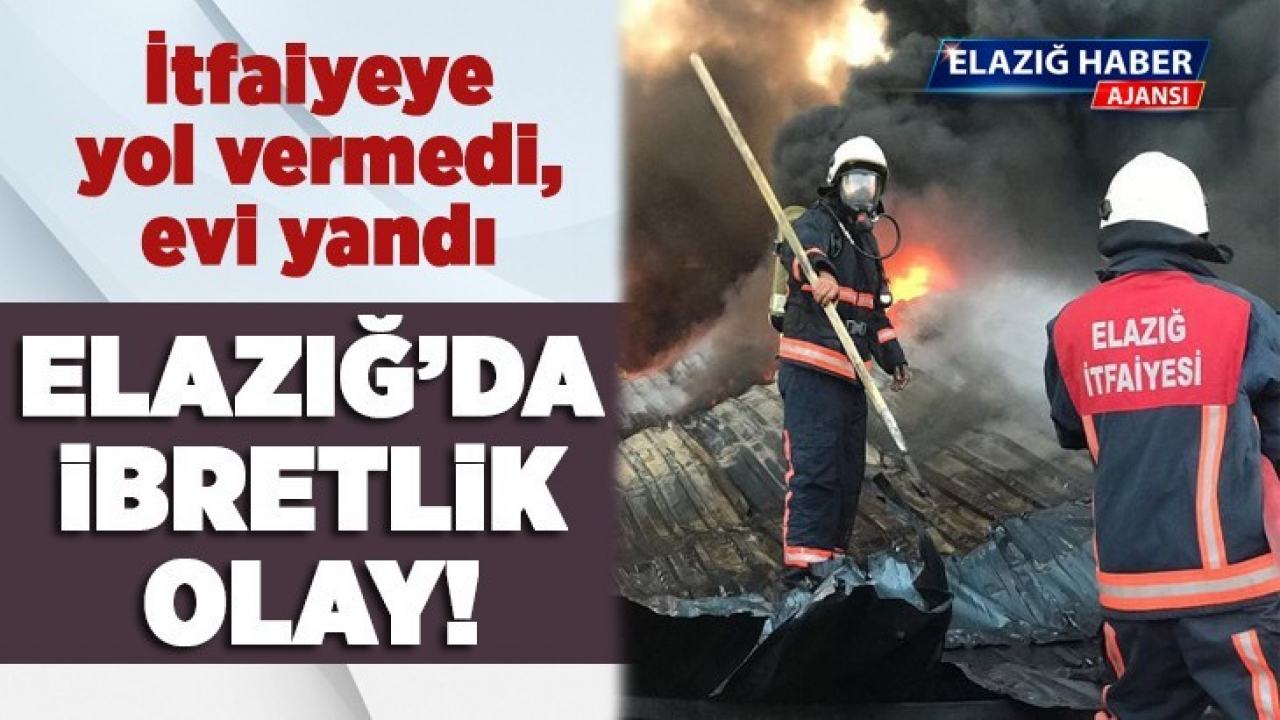 Elazığ'da İbretlik Olay!