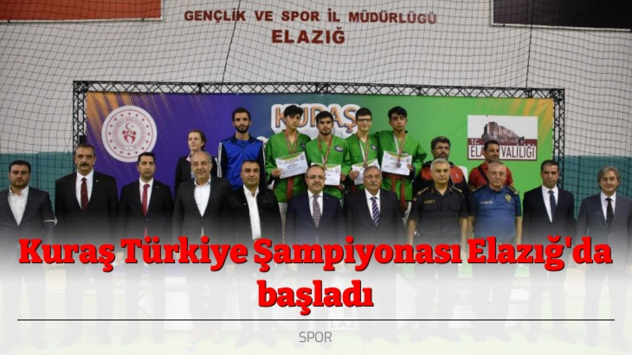 Kuraş Türkiye Şampiyonası Elazığ'da başladı