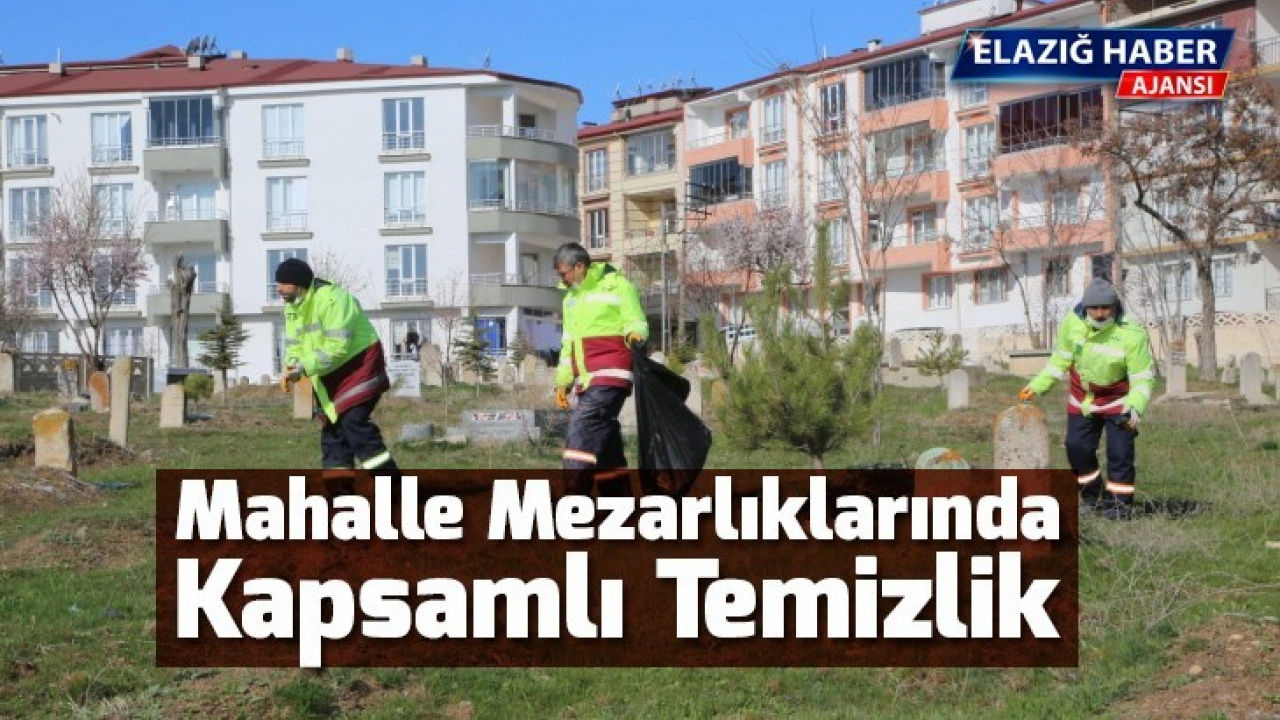 Mahalle Mezarlıklarında Kapsamlı Temizlik