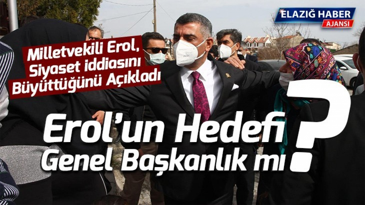 Erol'un Hedefi Genel Başkanlık mı?