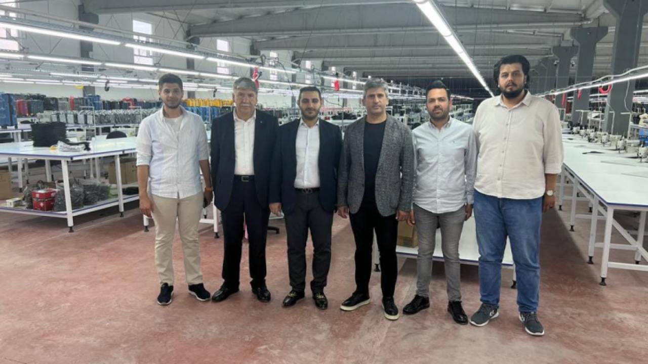 ELEP Başkanı Şimşek, Faaliyete Başlayan Fabrikada İncelemede Bulundu