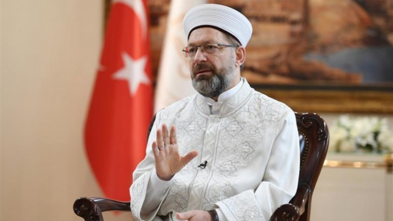 Diyanet İşleri Başkanı Erbaş, Hollandalı siyasetçinin paylaşımına tepki gösterdi