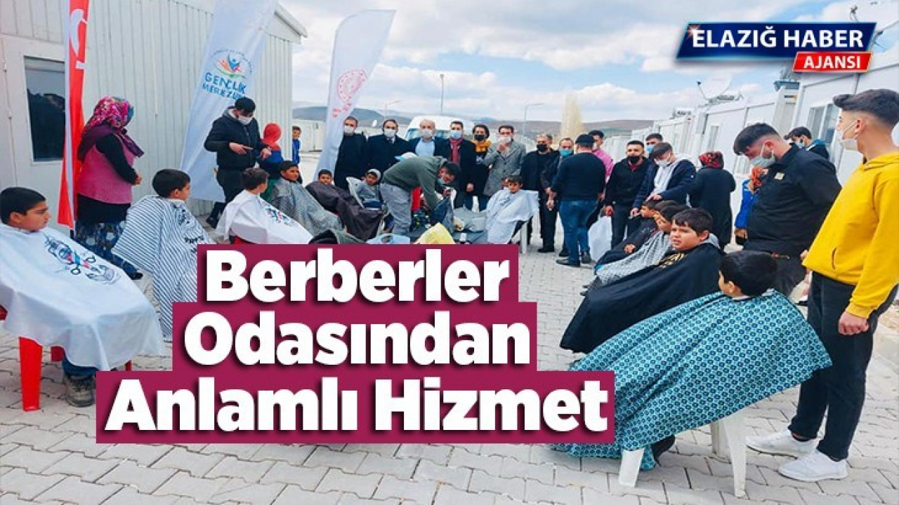 Berberler Odasından Anlamlı Hizmet