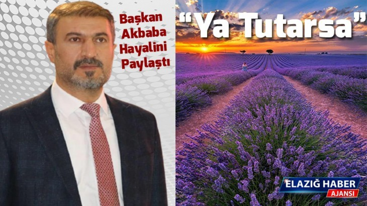 Başkan Akbaba Hayalini Paylaştı: 'Ya tutarsa'