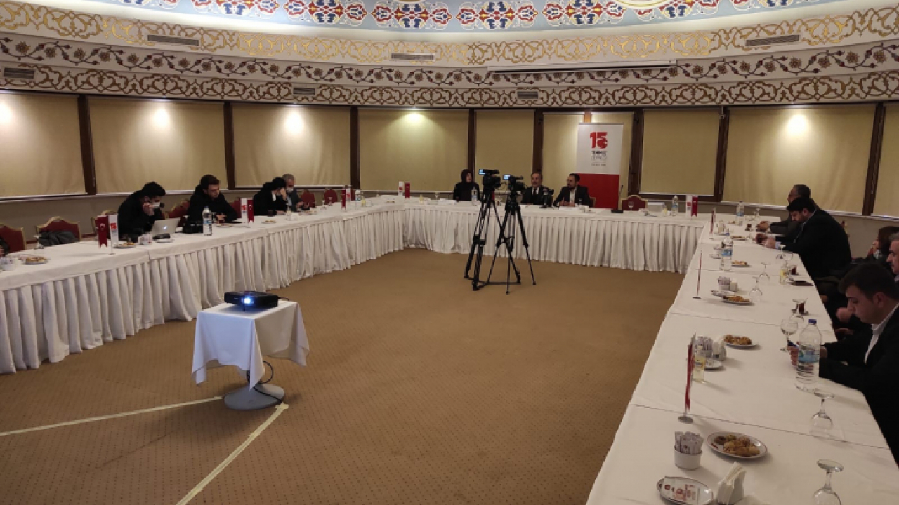 15 Temmuz Derneği yönetimi basın mensupları ile bir araya geldi