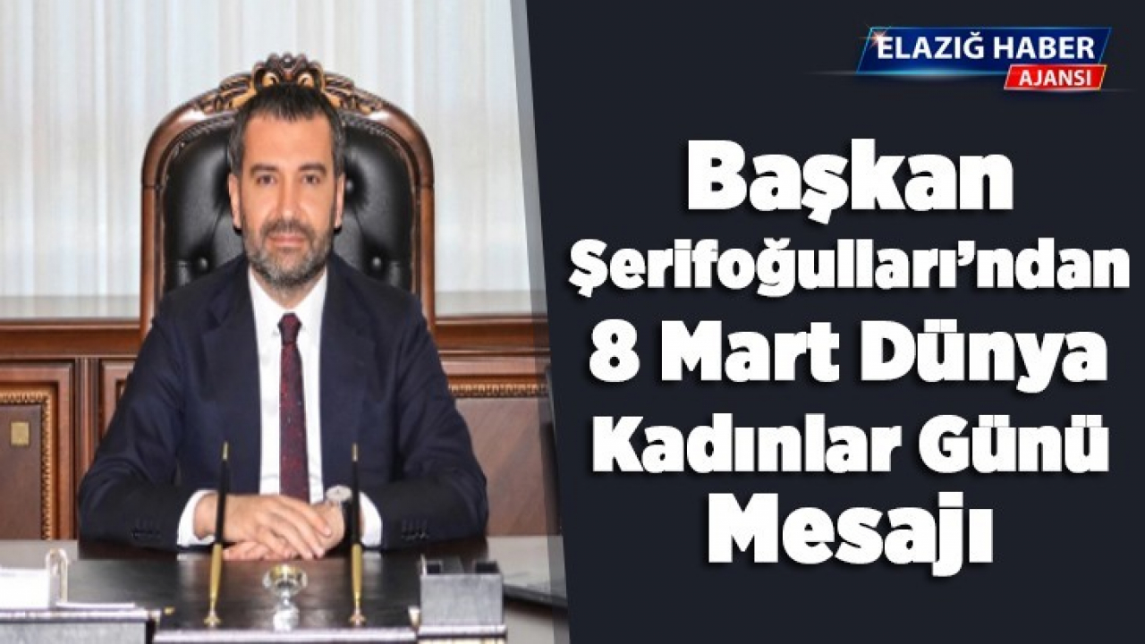 Başkan Şerifoğulları'ndan 8 Mart Dünya Kadınlar Günü Mesajı