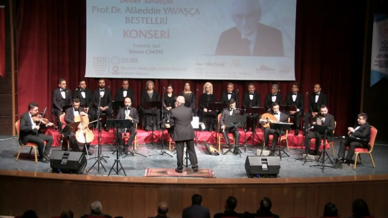 Prof. Dr. Alaeddin Yavaşça Besteleri Konseri Düzenlendi