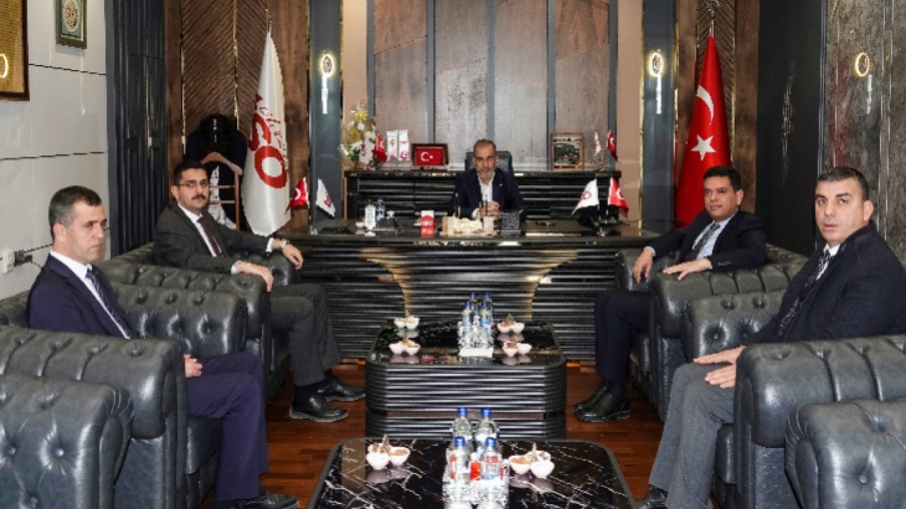 Palu ve Karakoçan Kaymakamları Başkan Alan'ı ziyaret etti