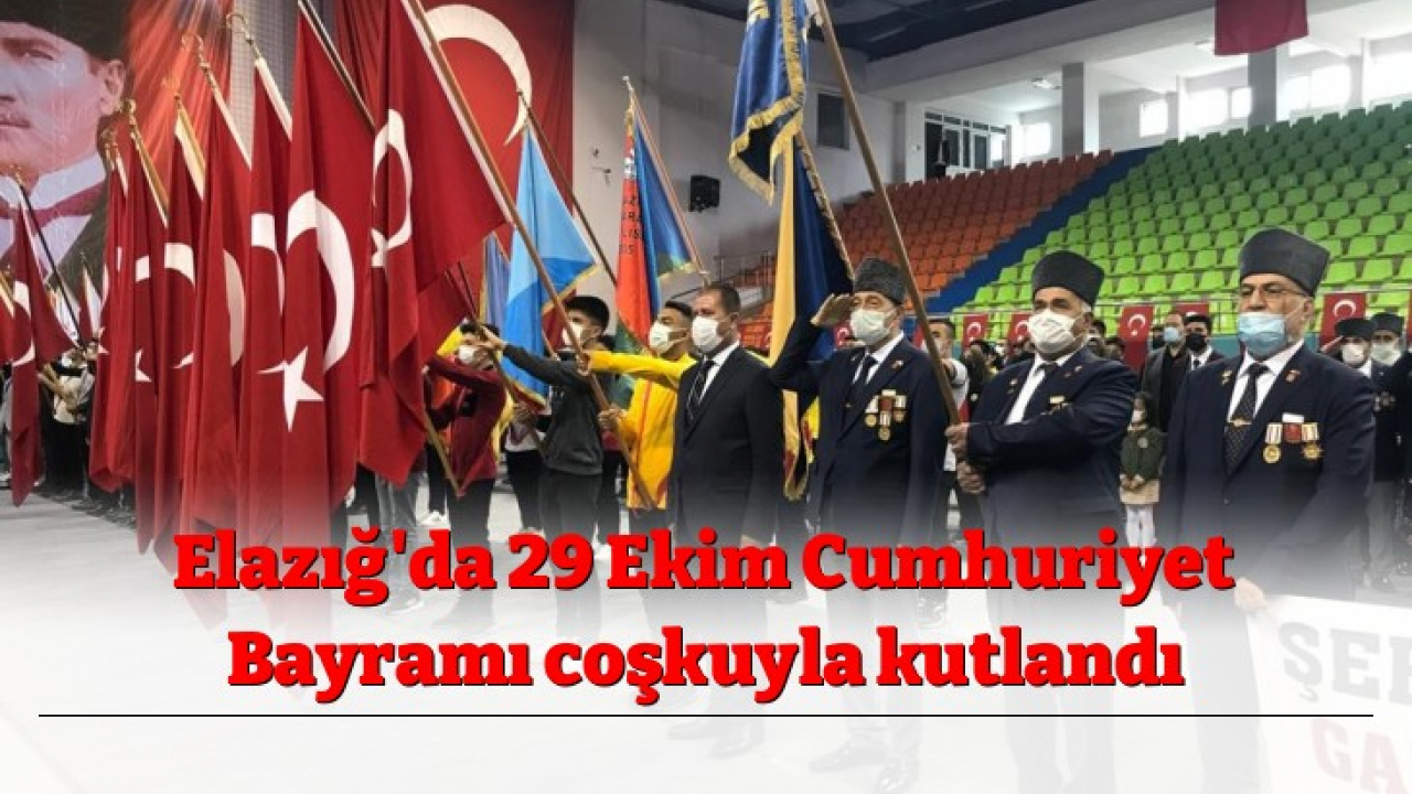 Elazığ'da 29 Ekim Cumhuriyet Bayramı coşkuyla kutlandı