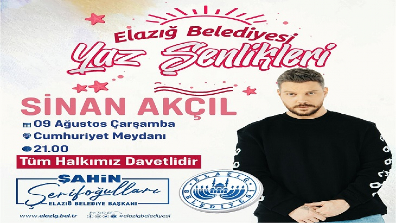 Sinan Akçıl, Elazığlılarla Buluşacak