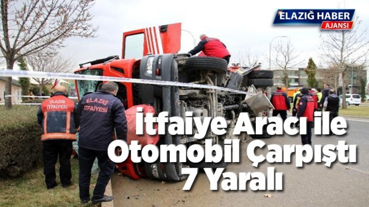 İtfaiye Aracı ile Otomobil Çarpıştı: 7 Yaralı
