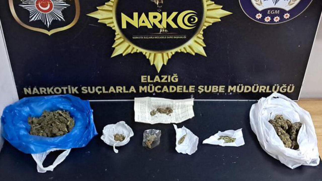Elazığ'da uyuşturucu tacirlerine operasyon