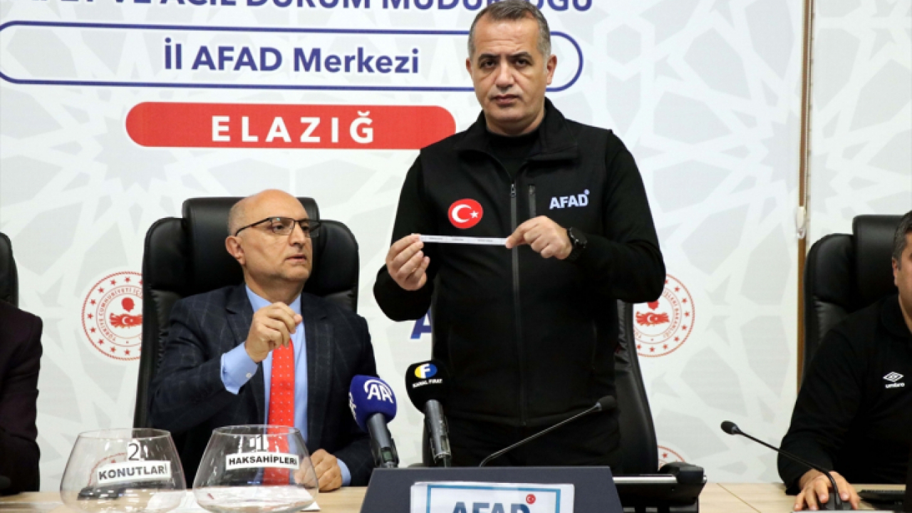 Elazığ'da 118 Konut ve 17 İş Yerinin Kurası Çekildi
