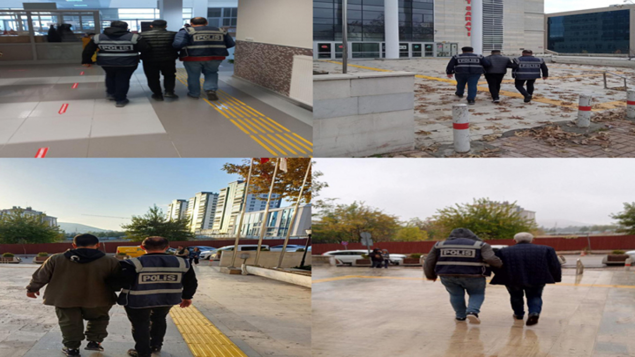 Kesinleşmiş hapis cezası olan 4 şahıs yakalandı