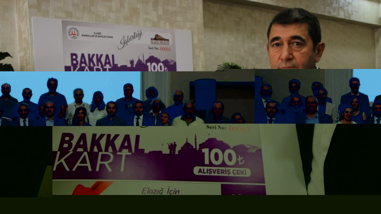 Elazığ'da yerel esnafa 'Bakkal Kart' desteği