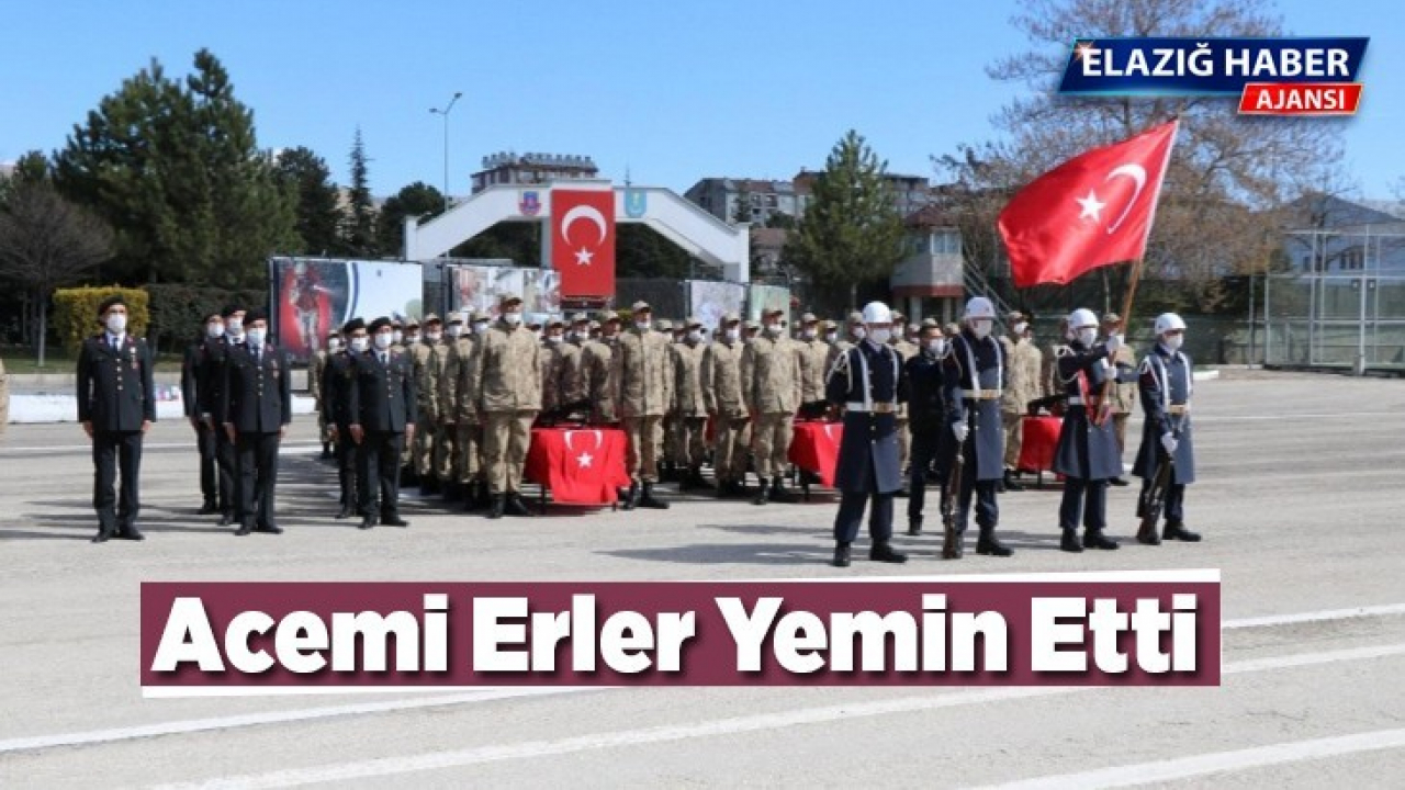 Elazığ'da acemi erler yemin etti