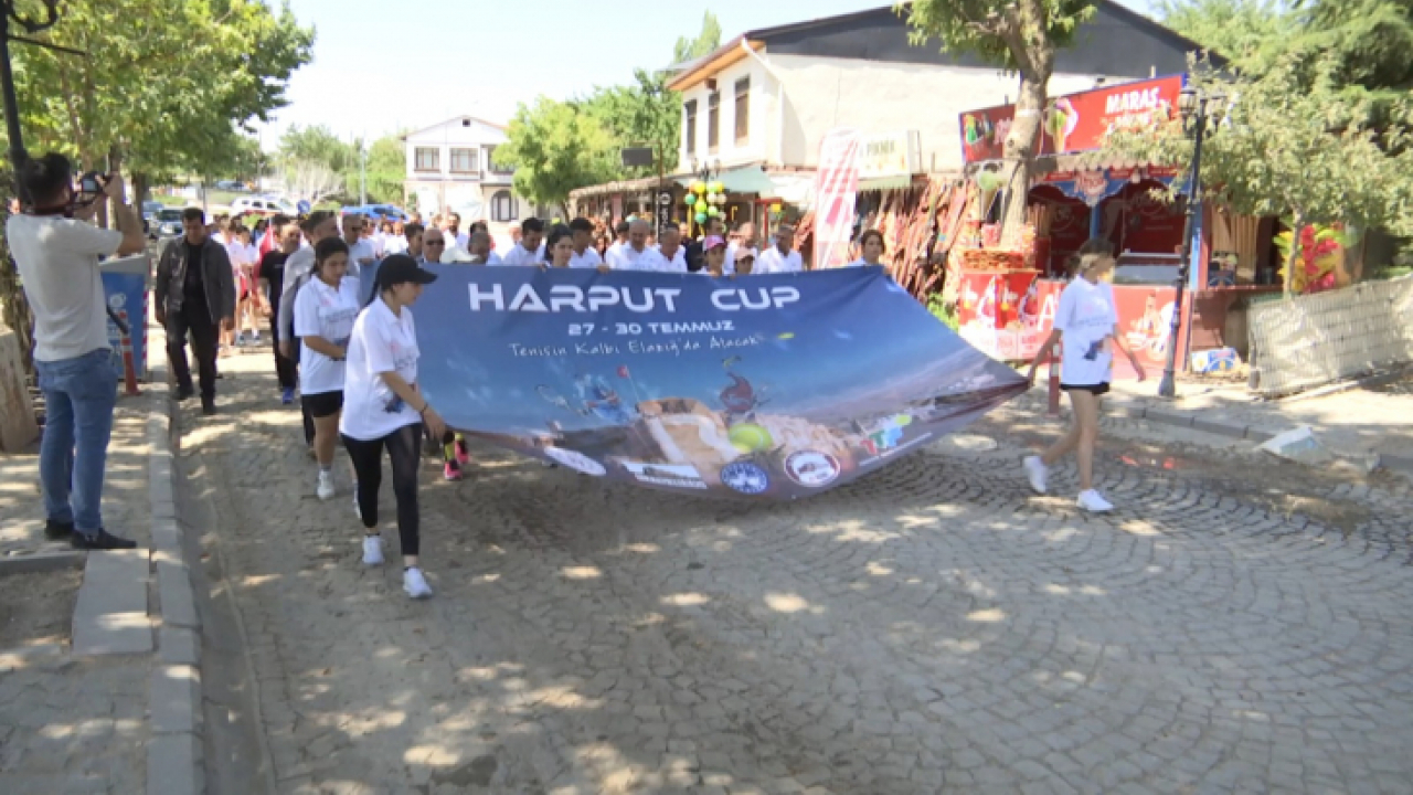 Elazığ'da Harput Cup Tenis Turnuvası'na Start Verildi