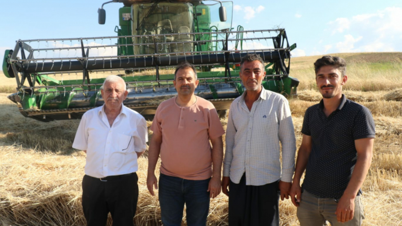 Elazığ'da 2023 yılı hububat hasadı başladı