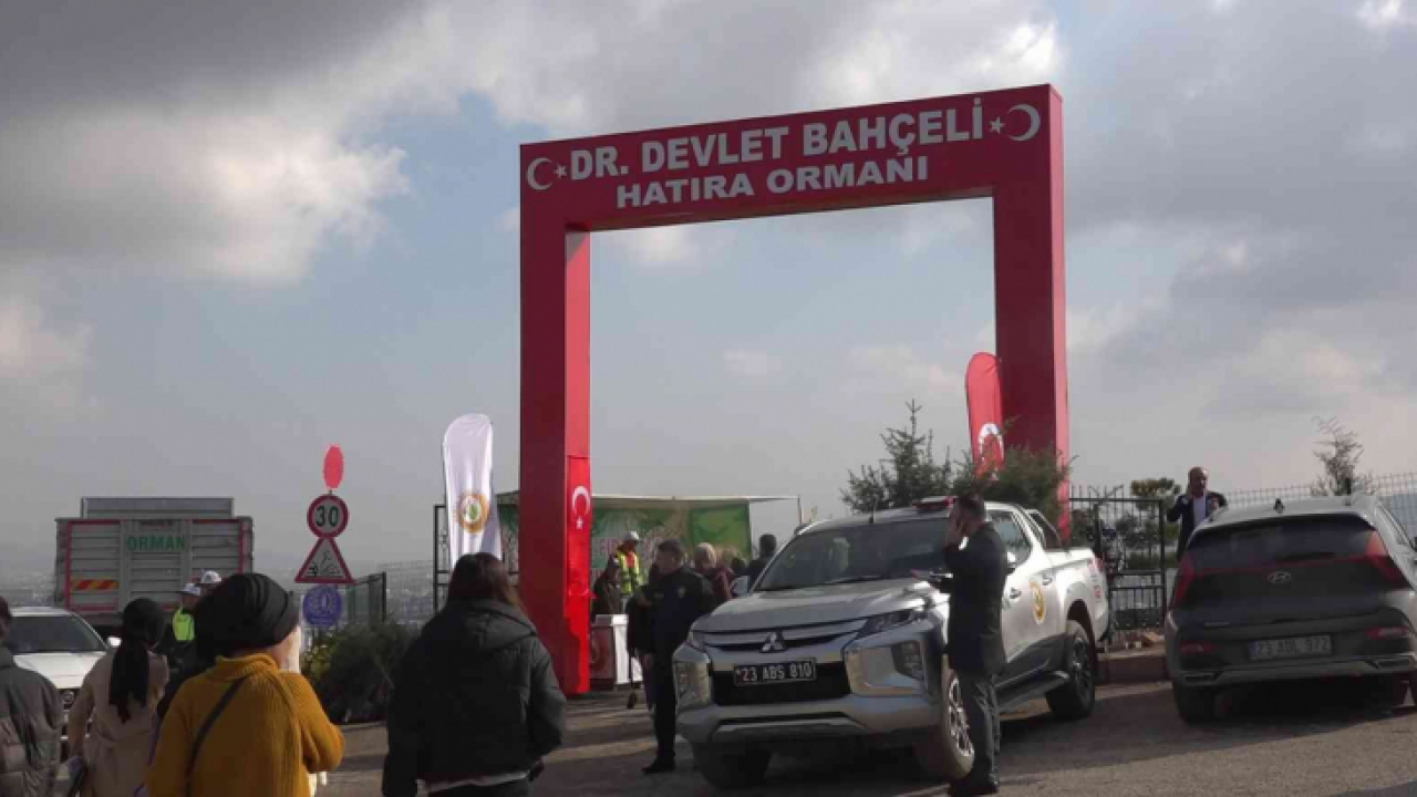 Elazığ'da Devlet Bahçeli Hatıra Ormanı oluşturuldu