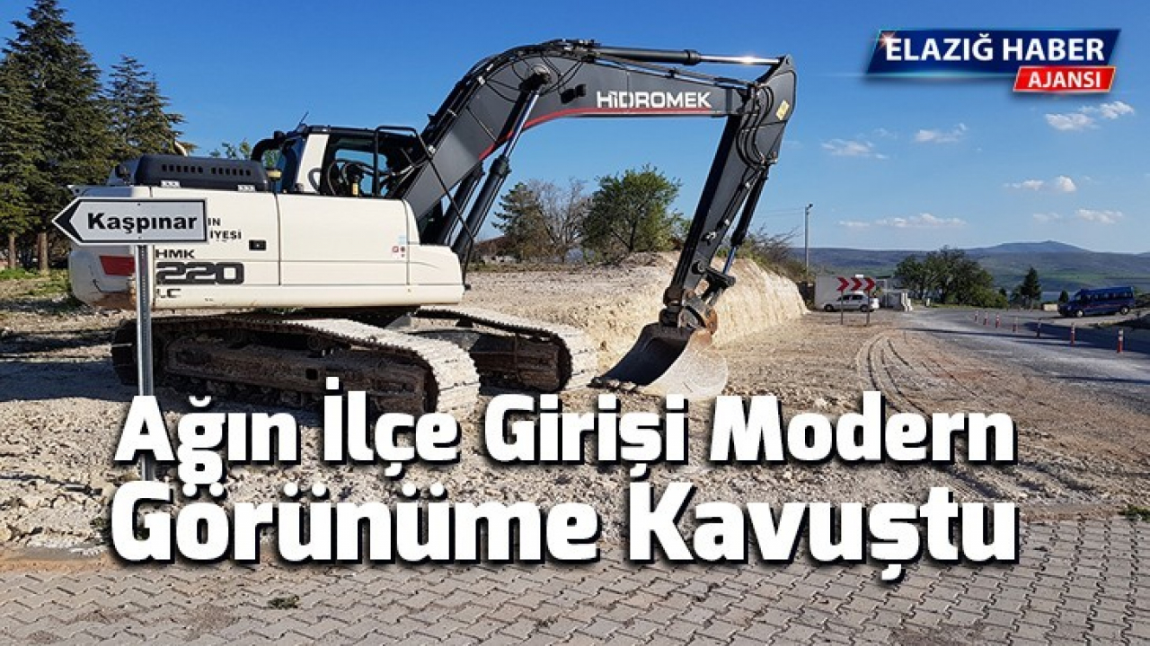 Ağın İlçe Girişi Modern Bir Görünüme Kavuştu