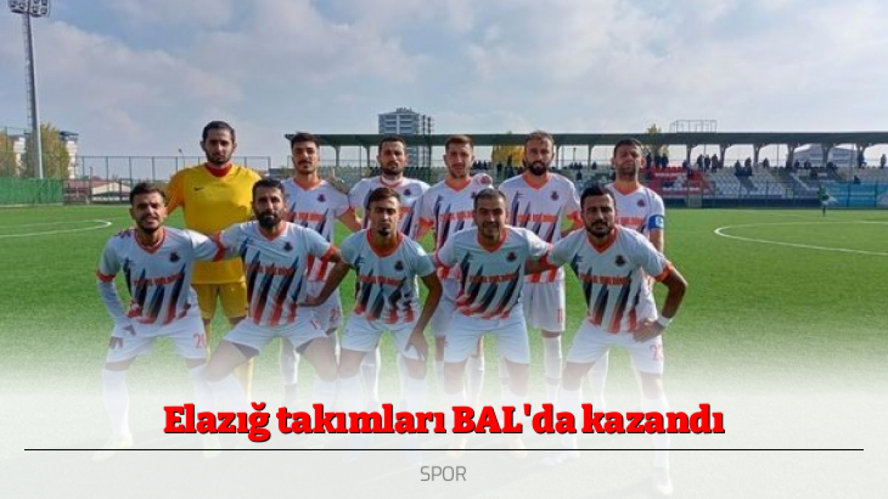 Elazığ takımları BAL'da kazandı