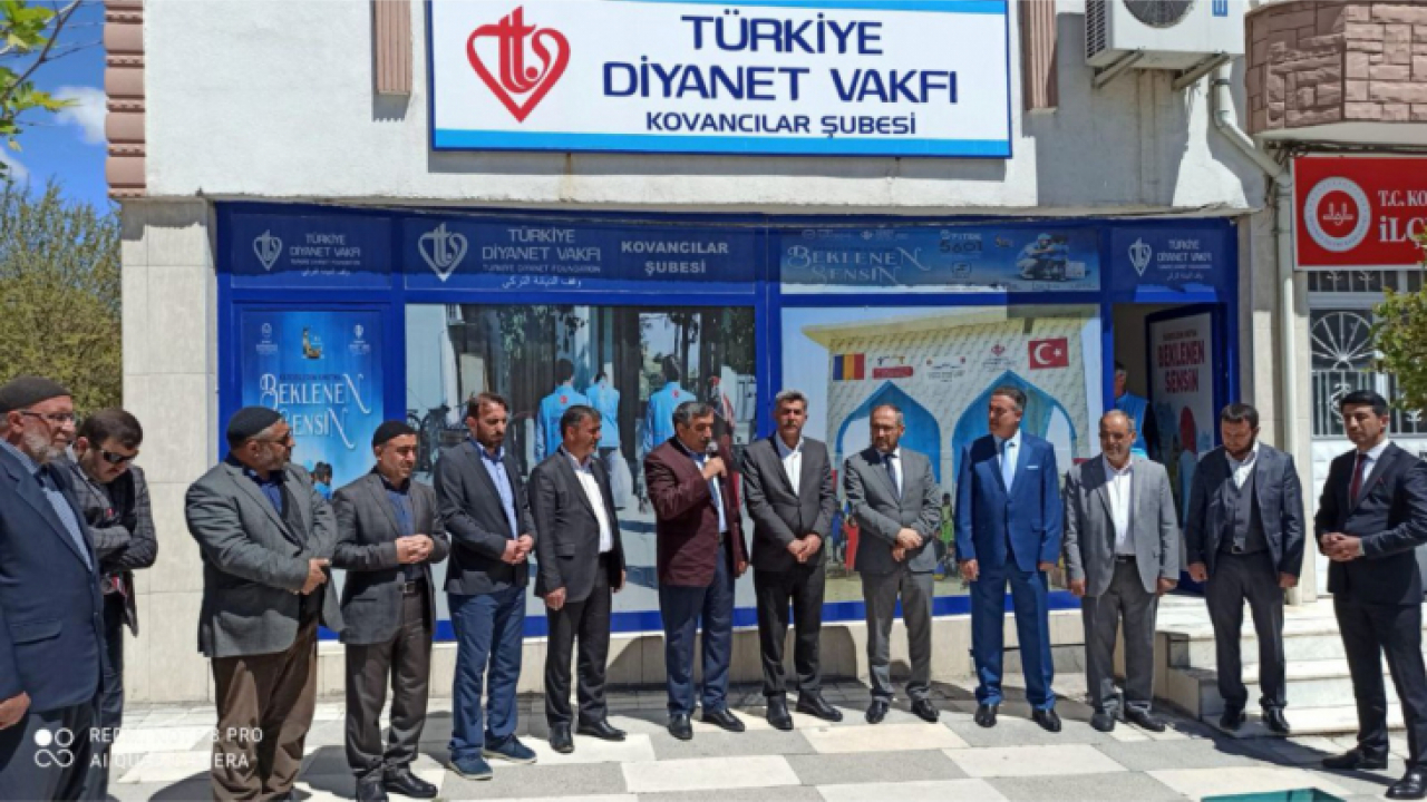 Türkiye Diyanet Vakfı Kovancılar Bürosunun Açılışı Gerçekleştirildi
