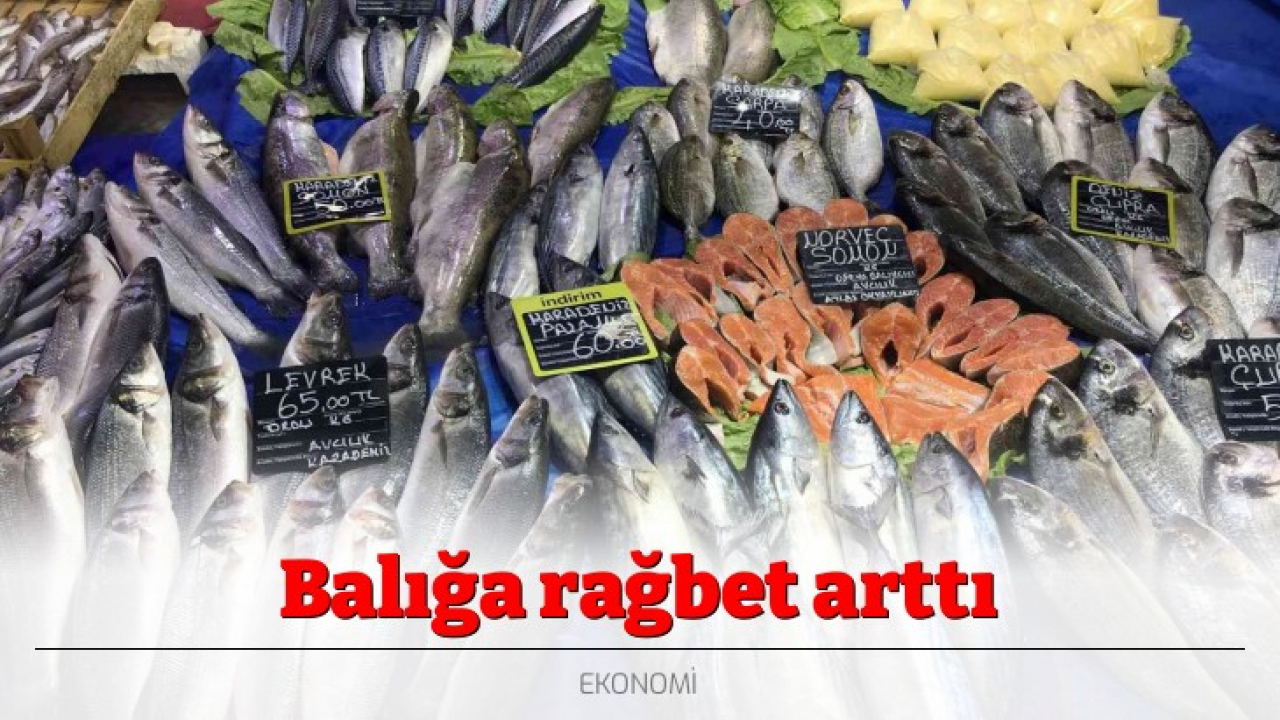 Balığa rağbet arttı