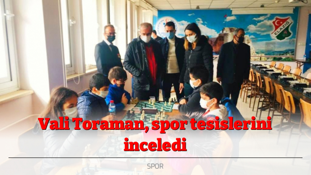 Vali Toraman, spor tesislerini inceledi