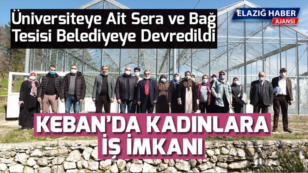 Üniversiteye Ait Sera ve Bağ Tesisi Belediyeye Devredildi